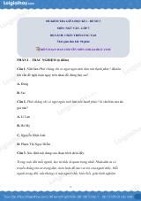 Đề thi giữa kì 2 Văn 6 Chân trời sáng tạo - Đề số 3